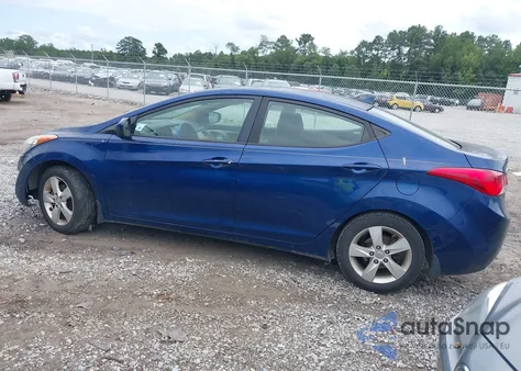 2013 Hyundai Elantra Gls из США, поврежденный, VIN KMHDH4AE8DU757699
